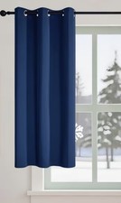 Blackout Verdunkelungsvorhang Navy Blau Ösen Hitzeschutz blickdicht 94x137cm NEU Blackout Vorhang price