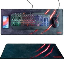 Schwaiger Gaming PC Deskpad Mauspad XXL Tastatur Maus Mouse Pad Matte Unterlage Desk price