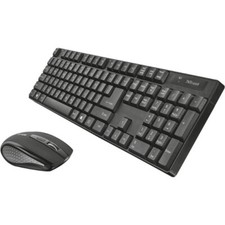 Trust Ximo Kabellos Tastatur-Maus Set DE Layout QWERTZ Deskset für Büro Schwarz Desk price