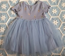 Next Tutu-Kleid blau Prinzessin und Einhornmuster 3-6 Monate Baby-Kleid price