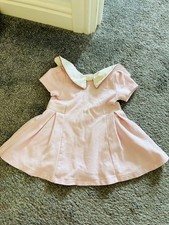Ted Baker Baby Mädchen 6-9 Rosa/Weiß Kurzarm Kleid Baby-Kleid price