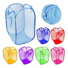 Wäschesack Pop Up Waschen Faltbar Wäschekorb Tasche Netzkorb Aufbewahrung UK Laundry Basket price