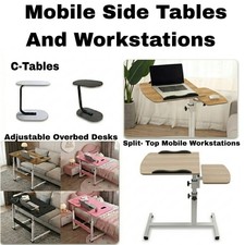 Neu C-Form Sofa Beistelltisch Laptoptisch verstellbar Kaffee Schlafzimmer Wohnzimmer Büro-Side Table price