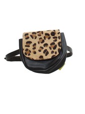Topshop Damen Tasche Multi Leder mit Tierfell Gürteltasche & Hüfttasche Damen-Belt Tasche price