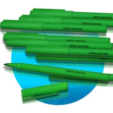 12x Textmarker Leuchtstift Leuchtmarker Textliner 1-3 mm grün Simply Highlighter Highlighter Stift price