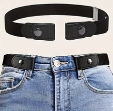 1-2 STK STRETCHGÜRTEL OHNE SCHNALLE ELASTISCH GÜRTEL UNSICHTBAR NYLON DAMEN BELT Damen-Belt price