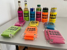 12 farbige Stubby Cooler, Flaschenkühler für 0,33 Flaschen u. 0,5l Dosen,VKfrei! Coolers price