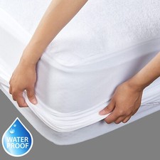 WASSERDICHTER MATRATZENSCHONER ALLERGEN SPANNBETTLAKEN BETTBEZUG DOPPELGRÖSSE Mattress Protector price