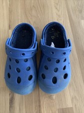 Kinderschuhe blau Gummischuhe UK Größe 8 EUR 26 mit Fleecefutter Unisex Children's Casual Schuhe price