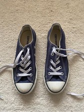 Kinder Converse Schuhe blau Größe UK 13,5, US 1 gebraucht, gepflegt, wie abgebildet Unisex Children's Casual Schuhe price