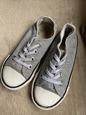 Graue Canvas-Kinderschuhe Größe 9 / EUR 27 PRIMARK Unisex Children's Casual Schuhe price