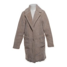 Cane & Cane, Mantel, Damen, Größe: 36, FLUFFY COAT LONG, Beige, Polyester #9zE Long Mantel price