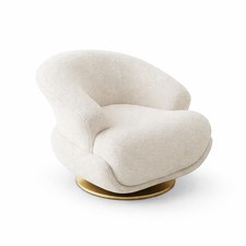 Bergère Modern Weiß Designer-Bergère Stoff Minimalismus Holz Sessel Sessel & Bergère price