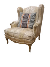 Bergère Ohrensessel Antik Barock Stil Sessel Stuhl 90cm Sessel & Bergère price