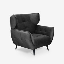 Relaxsessel Wohnzimmer modernes Design aus Velourssteppung Lunna Sessel & Bergère price