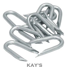 100 x 20 mm (3/4") U-Nägel Netzklammern VERZINKT Zaunpfosten Hühnerdraht Staple Wire price