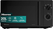 Hisense 700 Watt 20 Liter Inverter Mikrowelle H20MOBP1HIUK - Schwarz Einbau-Mikrowellen price