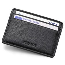 Executive Vegan Leder Kreditkarten Geldbörse Etui Kartenetui Geldbörse Unisex Card Holder price