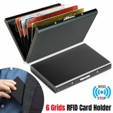 RFID blockierende Kreditkartenhalter Aluminium Schutz Metall Geldbörse dünnes Etui Box Unisex Card Holder price