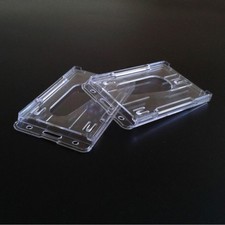 Klar Ausweis Halter Schutz Oyster Pass Abzeichen Abdeckung Horizontal Vertikal Unisex Card Holder price