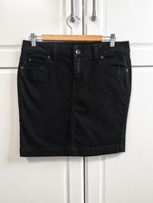 Schwarzer Jeans Rock Von Zero Größe L 40 Jeans / Denim Rock price