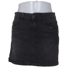 Hallhuber Denim, Jeansrock, Größe: 38, Schwarz, Baumwolle/Elasthan #iTi Jeans / Denim Rock price