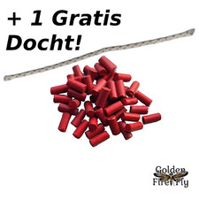 🔥50 Feuersteine für ZIPPO + 11 CM Docht Universal Flints Lighter Blister RED🔥 Lighter price