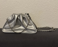 Damen Clutch/Schultertasche Silber Magnet  Chain Bag Clutch Tasche price