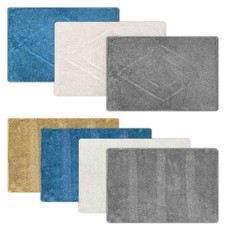 Badezimmer Teppich 60x40 cm Baumwolle Badematte Badvorleger Badteppich Badläufer Badezimmer-Teppich price