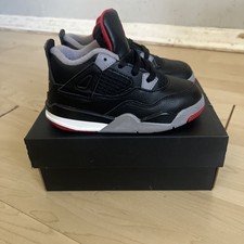Jordan 4 Retro (TD) Bred Reimagined UK8,5 US9C Baby-Schuhe price