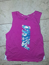 Puma Mädchen Tank Sport Top Shirt pink Gr. 152 Mädchen-Tank Top price
