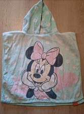 Disney Minnie Mouse Baby Kapuzenhandtuch Badetuch-Poncho türkis gepunktet Baby-Handtuch price