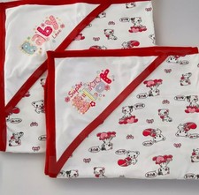 Baby Kapuzenhandtuch Babyhandtuch Handtuch Decke Weiß,Rot Kätzchen 80x80cm Rot Baby-Handtuch price
