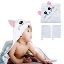 bloomborn Baby Badetücher Set Kapuzenhandtuch Baby Babyhandtuch mit Kapuze Baby-Handtuch price