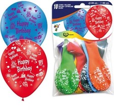 Luftballons HAPPY BIRTHDAY Deko Kindergeburtstag Geburtstag Party - 10 Ballons Geburtstag & Party price