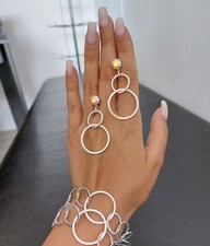 Ohrstecker mit Swarovski Kristallen Ohrschmuck Ring Ohrringe hängende Kreise Swarovski Earrings price