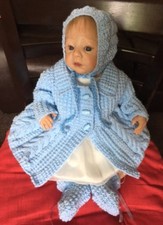 VR50. DK Baby Swing Matinee Mantel, Mütze und Booties Muster. Baby-Swing price