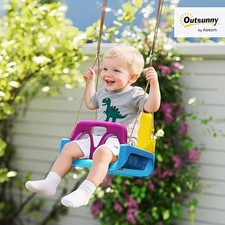 Outsunny Schaukelsitz für Kleinkind, 3 in 1 Babyschaukel mit Sicherheitsgurt, verstellbar Baby-Swing price