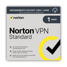 Norton VPN Standard| 1 Gerät| 1 Jahr|ohne autom. Abo| Key schnell per eMail|ESD Antivirensoftware price