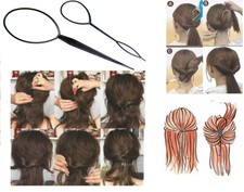 2er SET Topsy Tail Dreher Frisurenhilfe Hair Twister Schlinge Schlaufe Styler Hair Stylers price