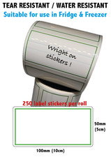 SCHLICHTE GEFRIERSCHRANK AUFKLEBER PAKETAUFKLEBER KÜHL GEFRIERSCHRANK WRIGHT ON 250 Sticker Fridge Sticker price