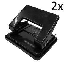 2 x LOCHLOCHER Papierlochlocher Büro Zuhause Schreibwarenlocher Hole Punch price