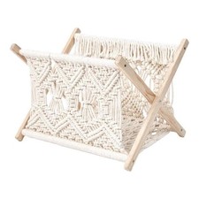 Hand Woven Magazine Rack: Stylish Storage for Books & Newspapers Anywhere Magazine Rack / Newspaper Rack price