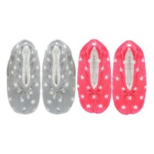 A2Z Damen Schleife Slipper Sherpa Futter Socken bequem für den täglichen Gebrauch Grip Socken Damen-Hausschuhsocken price