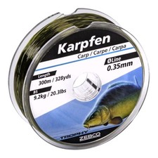 Zebco Trophy Monofile Angelschnur 300m – Ø wählbar Karpfen Hecht File price