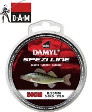 Monofile Angelschnur Zander  Damyl Spezi Line 0,25mm 0,28mm 0,30mm Hellbraun DAM File price