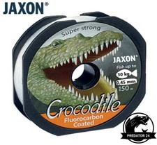 150m  JAXON CROCODILE ANGELSCHNUR FLUOROCARBON COATED LINE MONOFILE File price