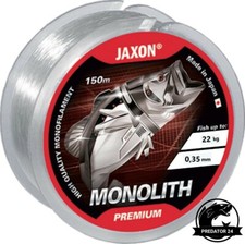 150m ANGELSCHNUR JAXON MONOLITH PREMIUM, ALLROUND MONOFILE SCHNUR TRANSPARENT File price
