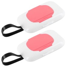 2 Stück Feuchttücher Box für Unterwegs, Baby Feuchttücherbox Baby-Feuchttücher price