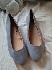 H&M Ballerinas Ballerina Velour Stoff grau Gr. 39 NEU Ballerinas price